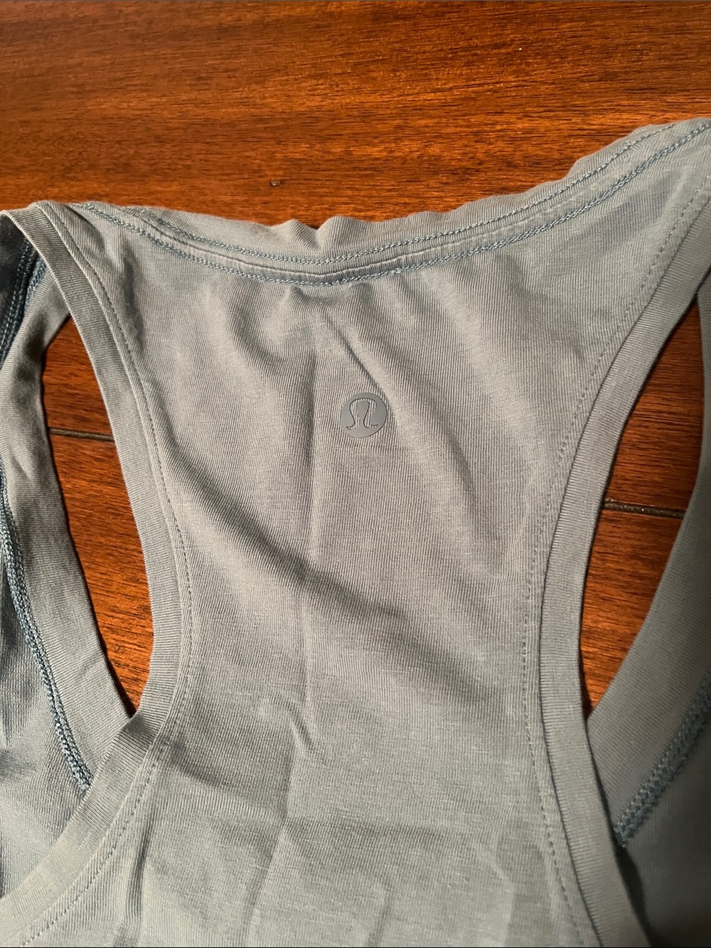Lululemon Grey Blue Racerback Tank Top